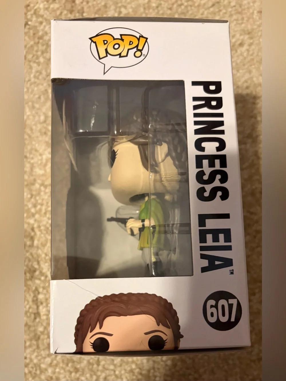 Funko Pop Star Wars Princess Leia Bobblehead #607 New